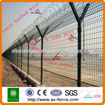 green pvc Anping wire mesh fence